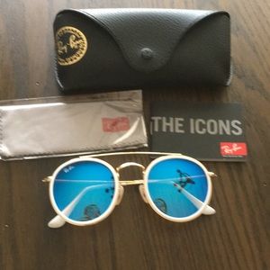 Brand new Ray Ban round double bridge